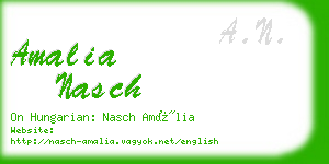 amalia nasch business card